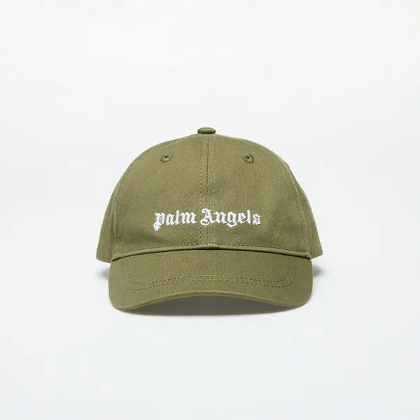 Palm Angels Kids Palm Angels Kids Logo Baseball Cap Military Green/ White II