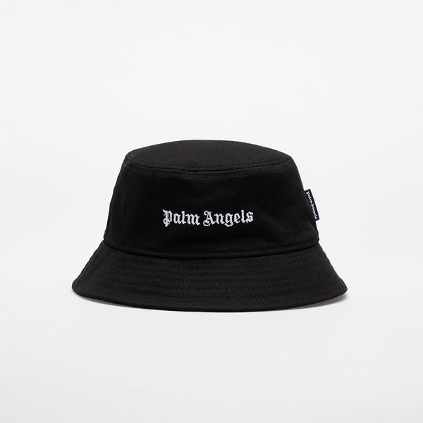 Palm Angels Kids Palm Angels Kids Logo Bucket Hat Black/ Off White I