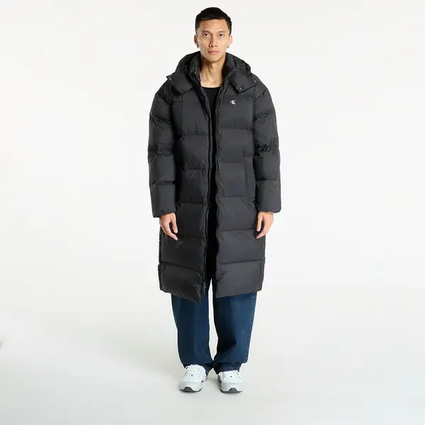 Calvin Klein Палта Calvin Klein Jeans Ls Long Length Hooded Coat Black L