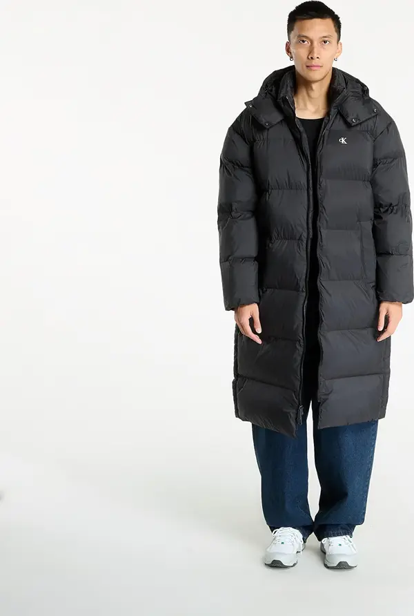 Calvin Klein Палта Calvin Klein Jeans Ls Long Length Hooded Coat Black M