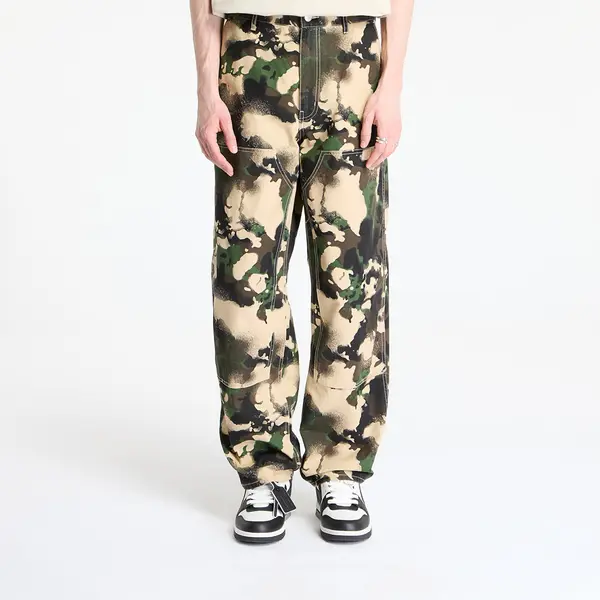 A BATHING APE Панталони A BATHING APE Map Camo Relaxed Fit Work Pants UNISEX Green L