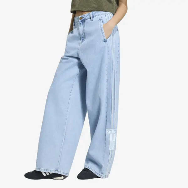 adidas Originals Панталони adidas Adibreak Mid-Rise Wide-Leg Denim Pants Light Denim 30/30