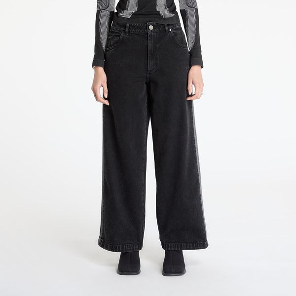 adidas Originals Панталони adidas Adicolor Denim 3-Stripes Track Pants Black 28/30