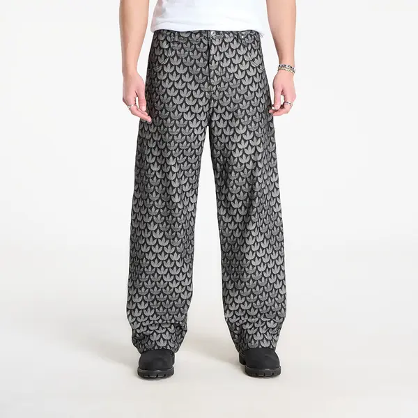 adidas Originals Панталони adidas Denim Loose Monogram Pants Black 38
