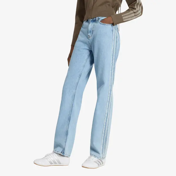 adidas Originals Панталони adidas Firebird Mid Rise Straight Denim Pant Light Denim 28/30