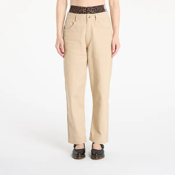 adidas Originals Панталони adidas Firebird Utility Pants Stone Khaki/ Bliss Lilac/ White 27/30