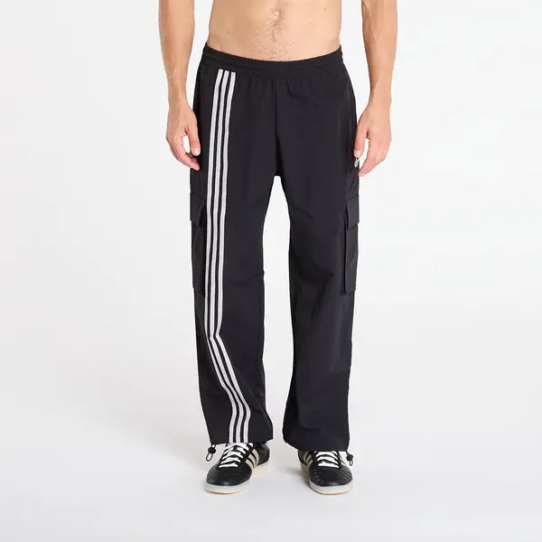 adidas Originals Панталони adidas Front Stripes Woven Cargo Tracksuit Bottoms Black L
