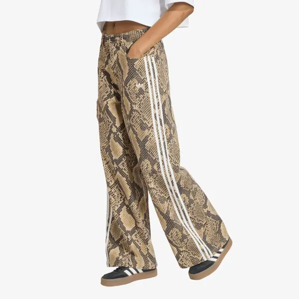 adidas Originals Панталони adidas Snake Print Denim Loose Pants Linen/ Magic Beige 29/30