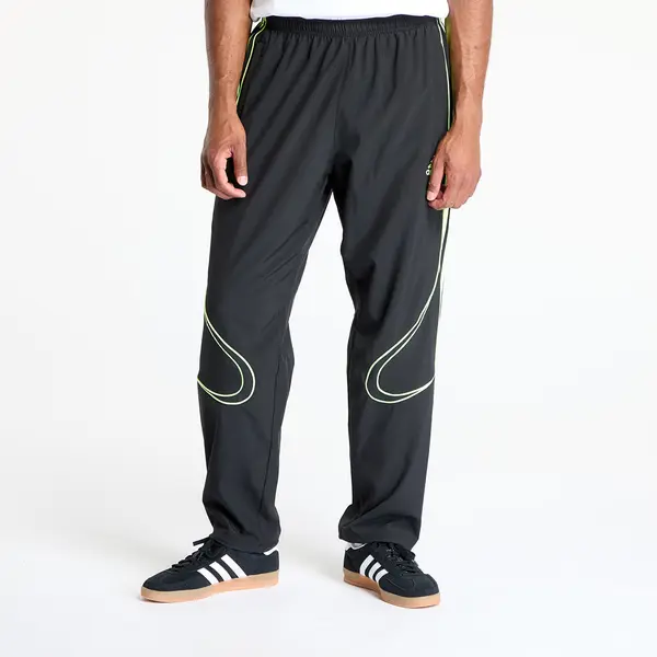 adidas Originals Панталони adidas Teamgeist Adicolor Track Tracksuit Bottoms Black/ Signal Green L