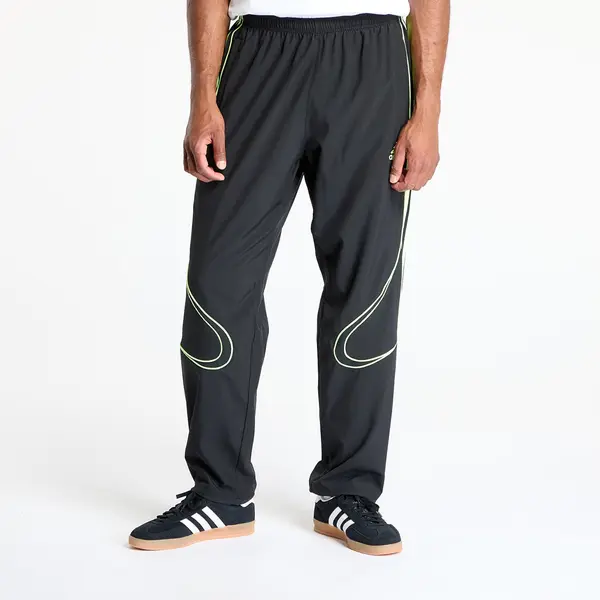 adidas Originals Панталони adidas Teamgeist Adicolor Track Tracksuit Bottoms Black/ Signal Green L