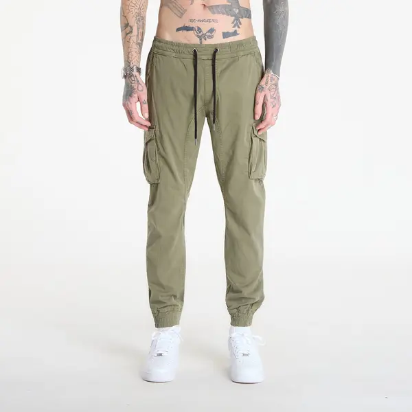 Alpha Industries Панталони Alpha Industries Cotton Twill Jogger Vintage Green L