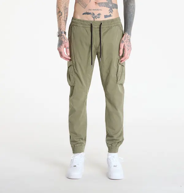 Alpha Industries Панталони Alpha Industries Cotton Twill Jogger Vintage Green L