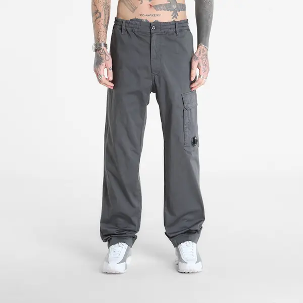 C.P. Company Панталони C.P. Company Stretch Sateen Regular Cargo Pants Gunmetal Grey 50