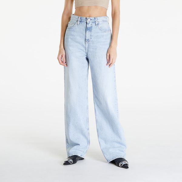 Calvin Klein Панталони Calvin Klein Jeans High Rise Relaxed Denim Light W28/L30
