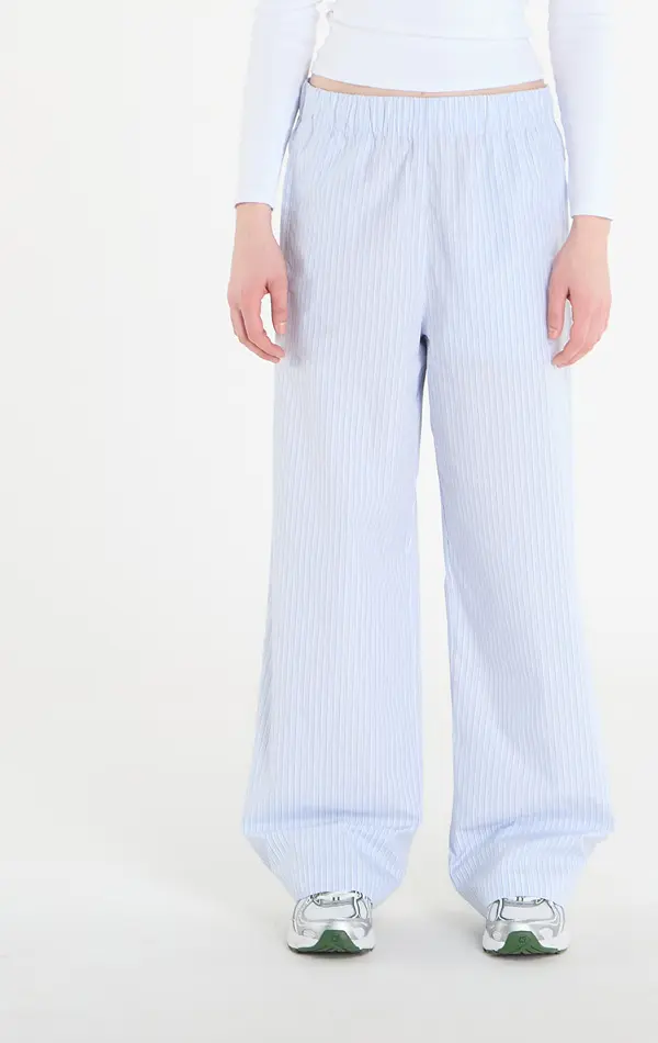 Calvin Klein Панталони Calvin Klein Jeans Poplin Ewaist Pull O Pants Blue S