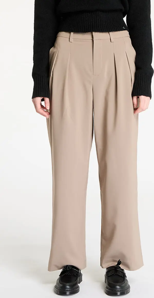 Calvin Klein Панталони Calvin Klein Jeans Tailored Wide Leg Pants Gray 28