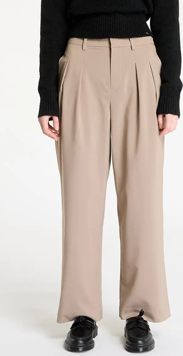 Calvin Klein Панталони Calvin Klein Jeans Tailored Wide Leg Pants Gray 30