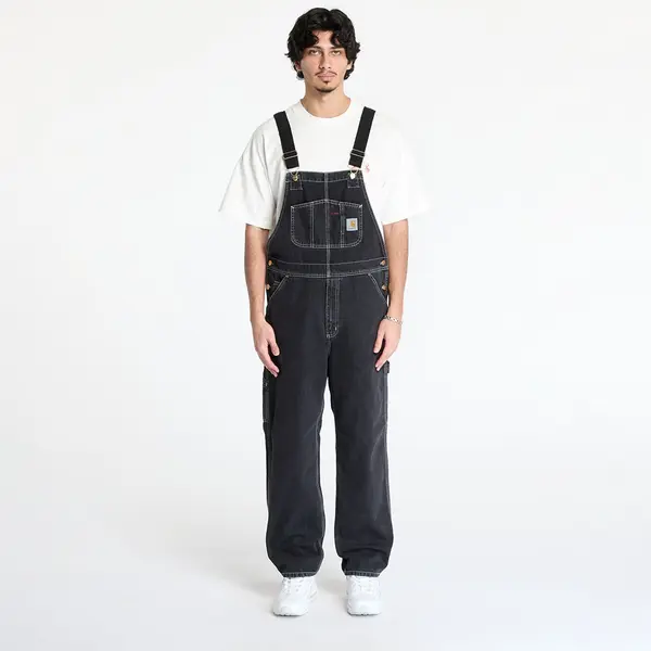 Carhartt WIP Панталони Carhartt WIP Bib Overall UNISEX Black Stone Washed 33