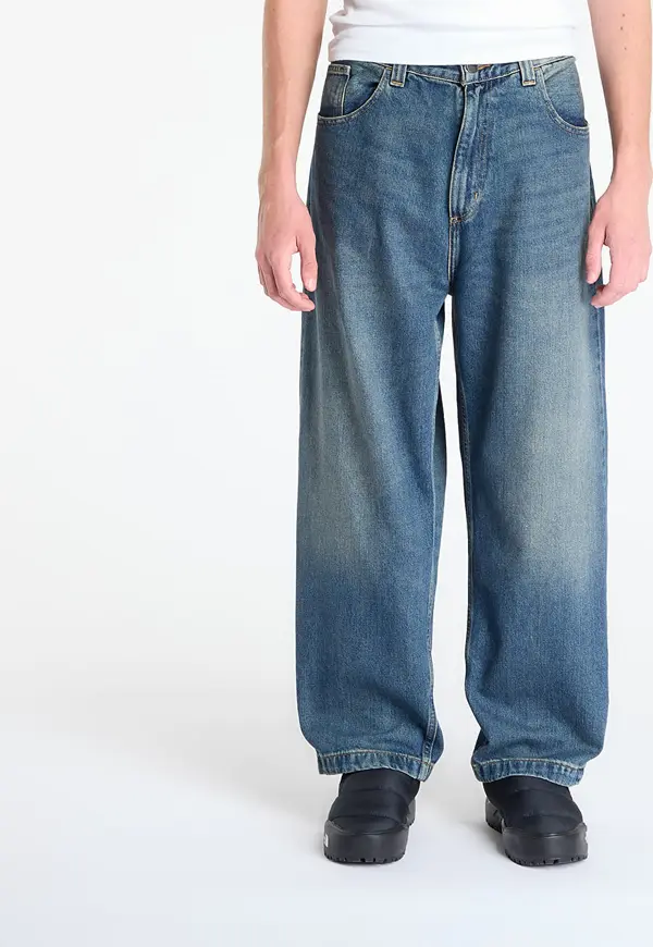 Carhartt WIP Панталони Carhartt WIP Brandon Pant Blue Worn Used Wash XS