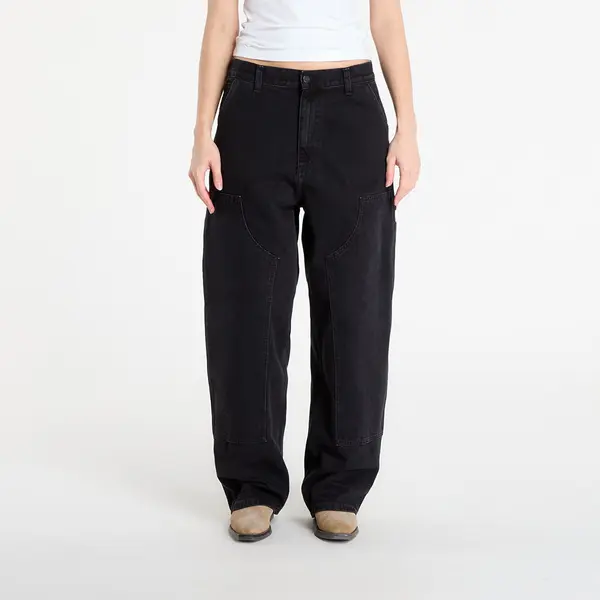 Carhartt WIP Панталони Carhartt WIP W' Brandon Double Knee Pant Black Stone Washed XS
