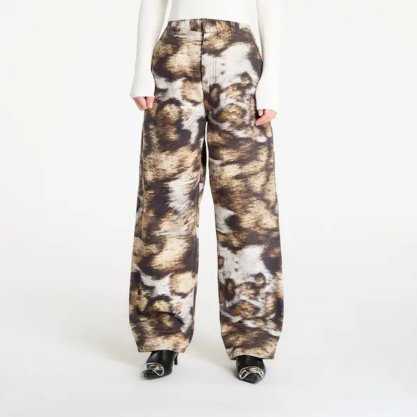 Carhartt WIP Панталони Carhartt WIP W' Brandon Single Knee Pant Wild Dog Print Stone Washed L