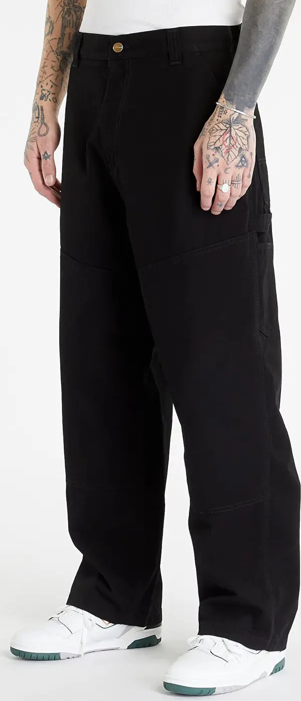 Carhartt WIP Панталони Carhartt WIP Wide Panel Pant Black Rinsed XS