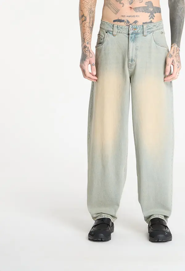 DIME Панталони DIME Baggy Denim Pants Sandblasted Sky Blue 36