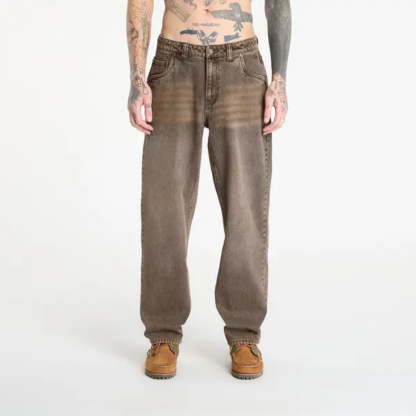 DIME Панталони DIME Relaxed Denim Pants Sandblasted Brown 34