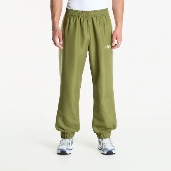 New Balance Панталони New Balance Trackside Woven Pant Sport Green/ Fennel Seed L