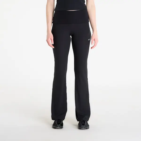 Nike Панталони Nike Sportswear Chill Knit Women's Mid-Rise Tight Ribbed Pants Black/ Sail M