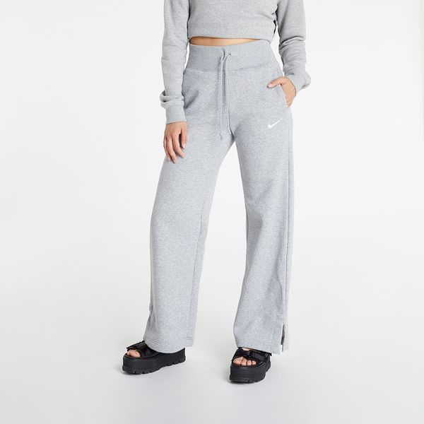 Nike Панталони Nike Sportswear Phoenix Fleece Women's High-Waisted Wide-Leg Sweatpants Dk Grey Heather/ Sail S