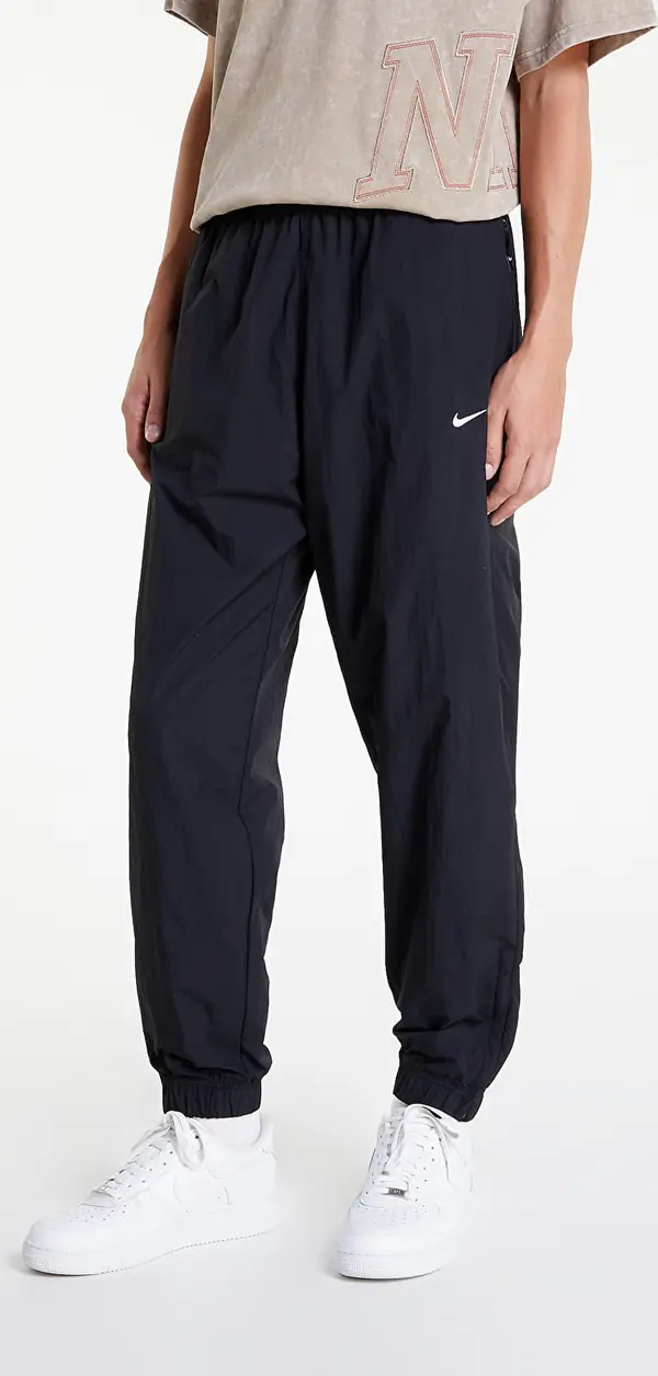 Nike Панталони Nike Sportswear Solo Swoosh Men's Track Pants Black/ White XXL