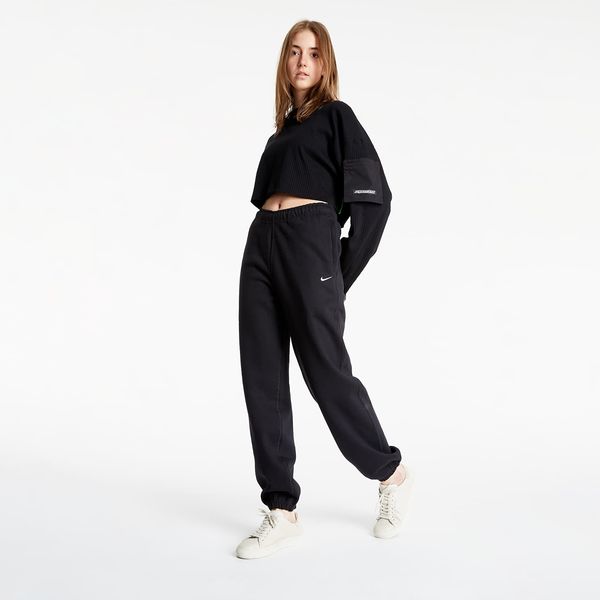 Nike Панталони NikeLab Women's Fleece Pants Black/ White L