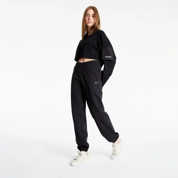 Nike Панталони NikeLab Women's Fleece Pants Black/ White XL