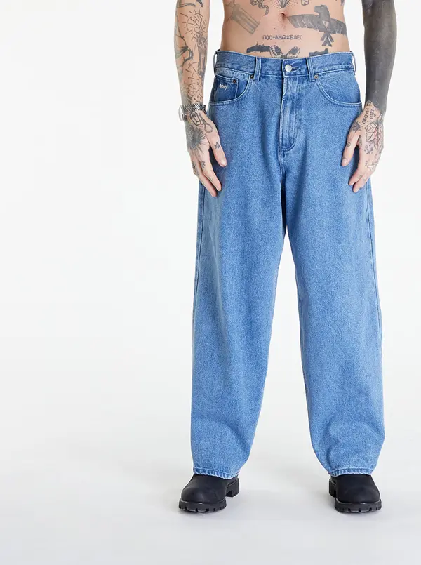 OBEY Clothing Панталони OBEY Bigwig Baggy Denim Light Indigo W33