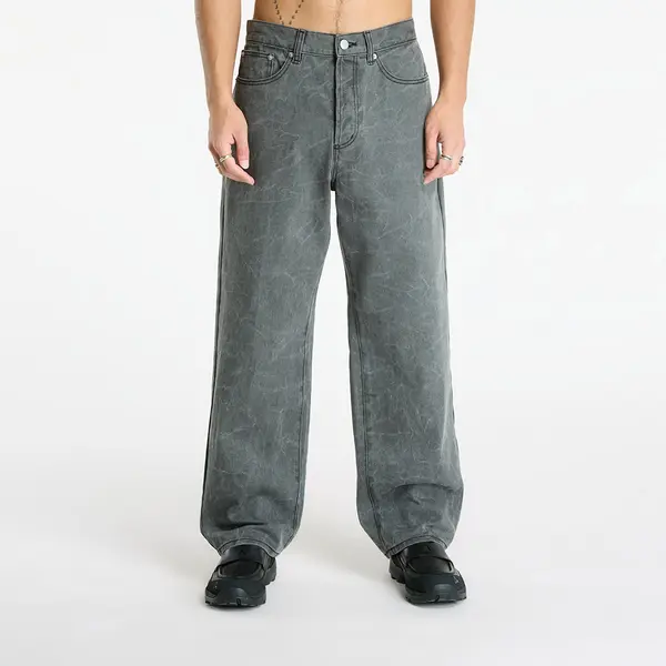 OBEY Clothing Панталони OBEY Classic Wrinkle Baggy Denim Black Wrinkle Wash W34