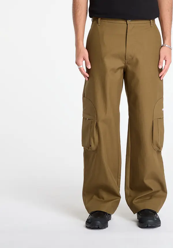 Off-White Панталони Off-White Bookish Cot Round Pocket Cargo Pants Beech/ White 52