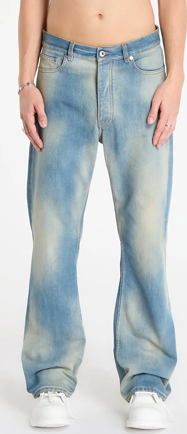 Off-White Панталони Off-White Diag Raw Patch 90S Skate Jean Dirty Blue 34