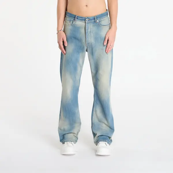Off-White Панталони Off-White Diag Raw Patch 90S Skate Jean Dirty Blue 34
