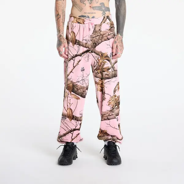 PLEASURES Панталони PLEASURES Realtree Velour Track Pants Pink Edge L