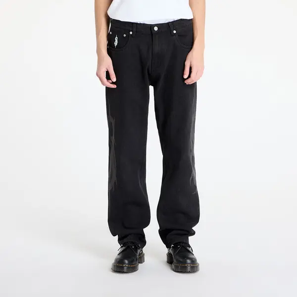 PLEASURES Панталони PLEASURES x Slipknot 5 Pocket Pant Black 28