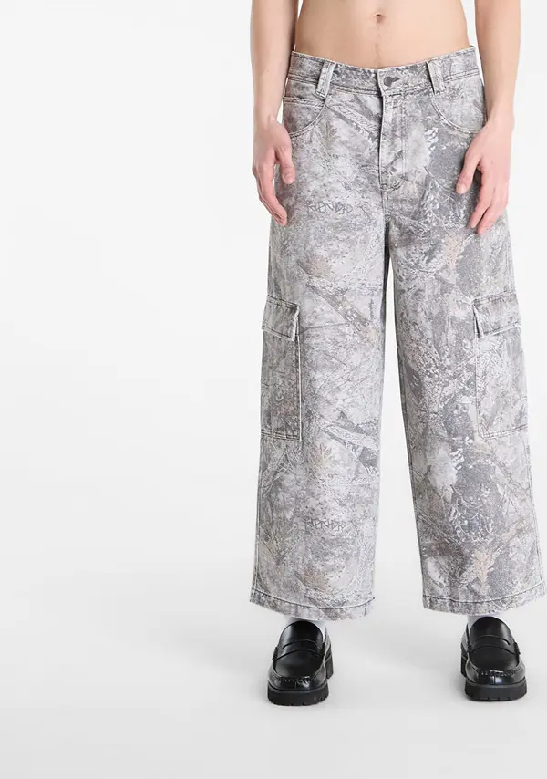 RIPNDIP Панталони RIPNDIP Nerm Tree Camo Extra Wide Cargo Pants Nerm Tree Camo S