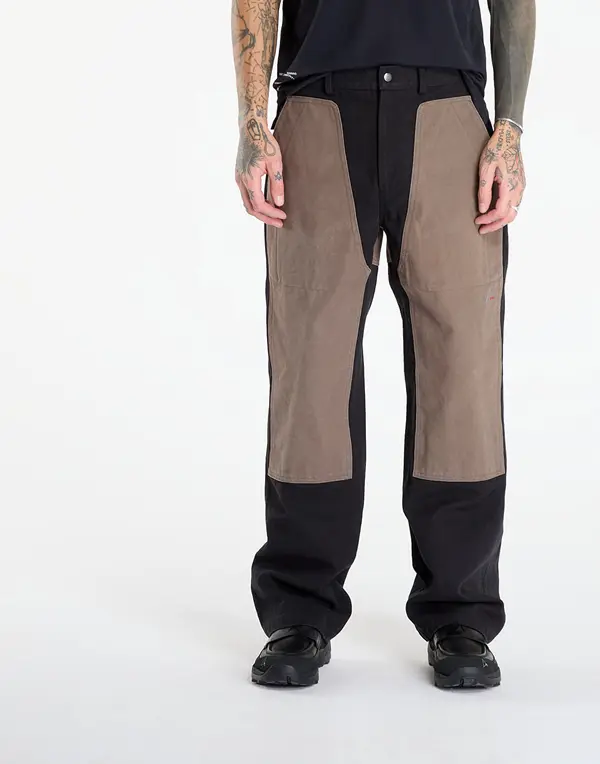 ROA Панталони ROA Fomes Double Knee Washed Canvas Pant Black/ Grey XL
