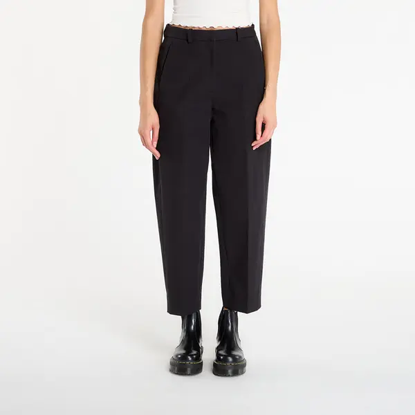 Tommy Hilfiger Панталони Tommy Hilfiger Barrel Leg Gabardine Trousers Black W36