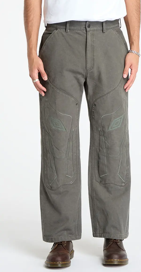 Umbro Панталони Umbro Shinguard Canvas Pants Dark Olive L