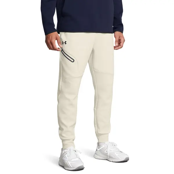 Under Armour Панталони Under Armour Unstoppable Fleece Jogger EU Summit White/ Black M