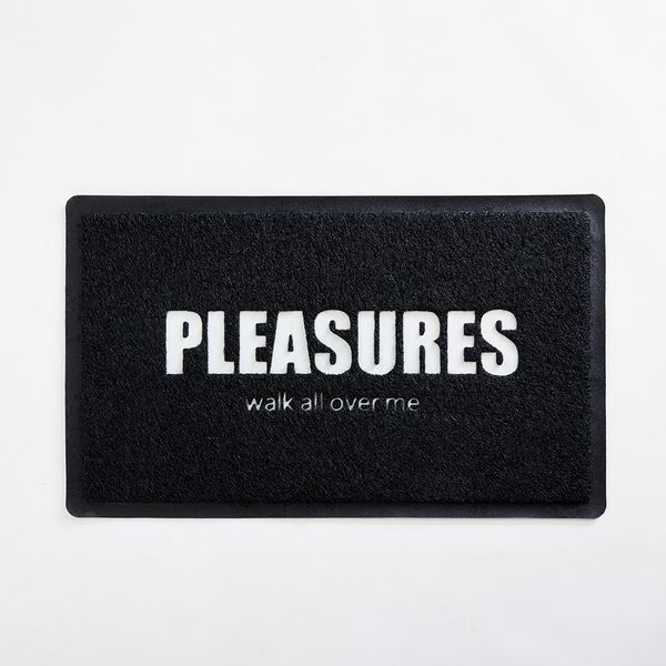 PLEASURES PLEASURES Over Me Rubber Door Mat Black