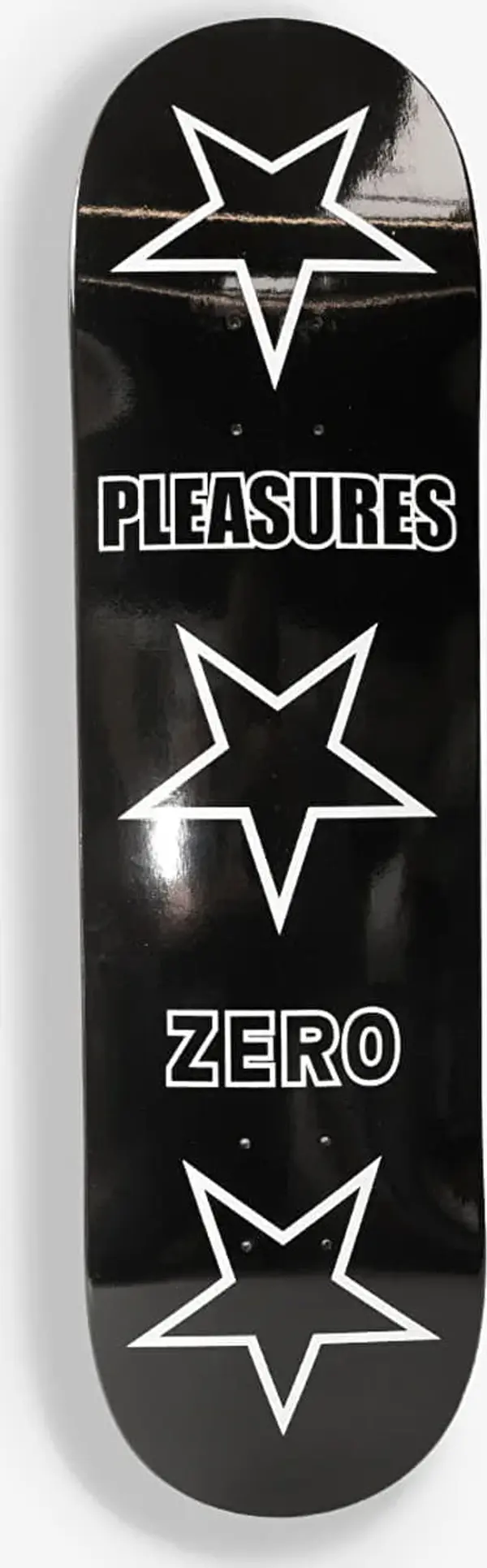 PLEASURES PLEASURES Stars Skate Deck Black Universal