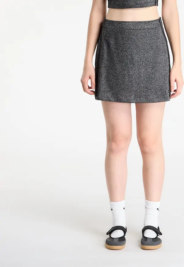 adidas Originals Пола adidas Lurex® Mini Skirt Black/ Silver Met. L