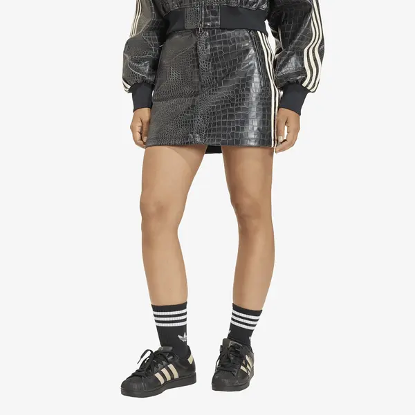 adidas Originals Пола adidas Pleather Mini Skirt Black 12